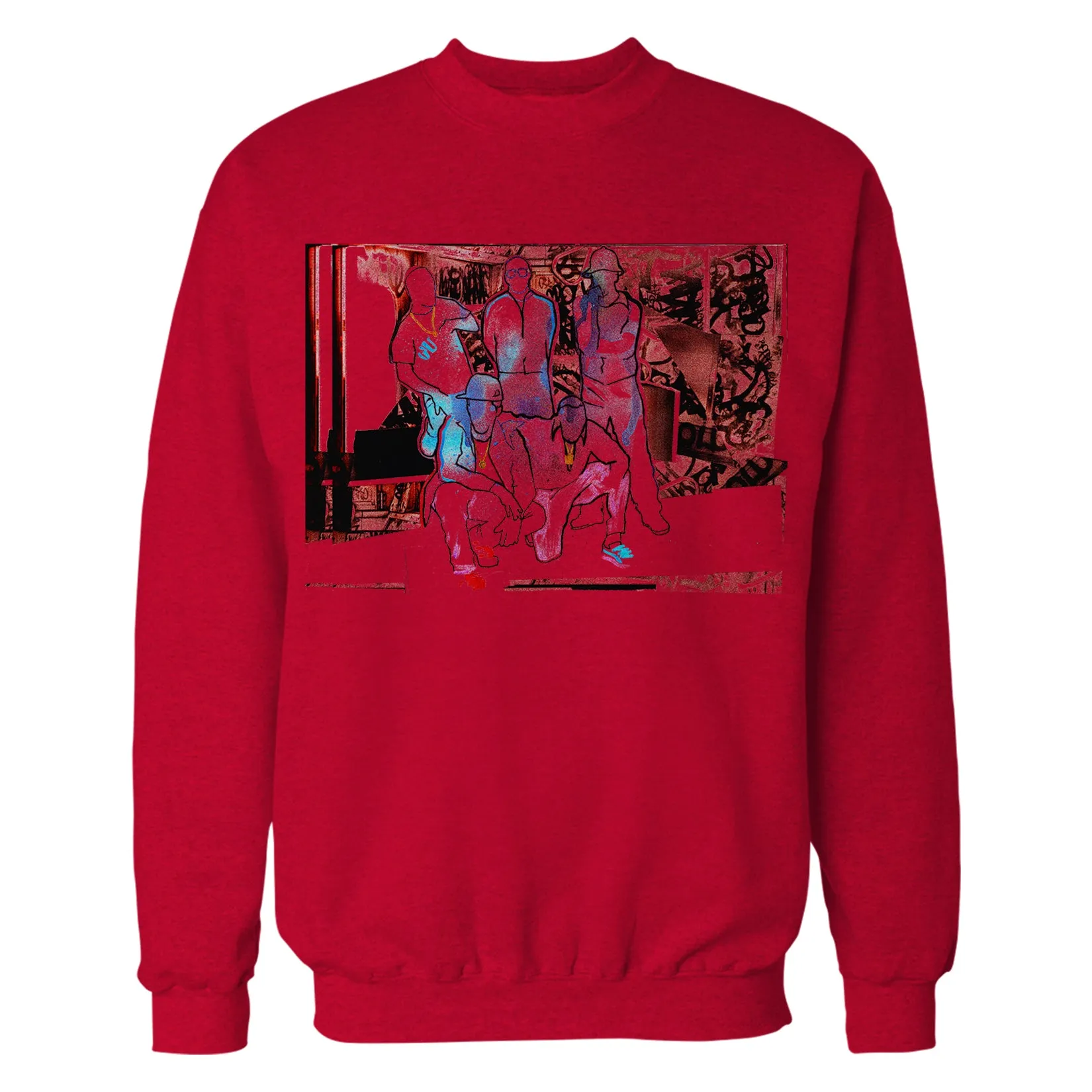 US Brand X Old's Kool Posse Official Sweatshirt (Red)