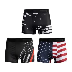 USA FLAG STAR BOXER-3 PACKS