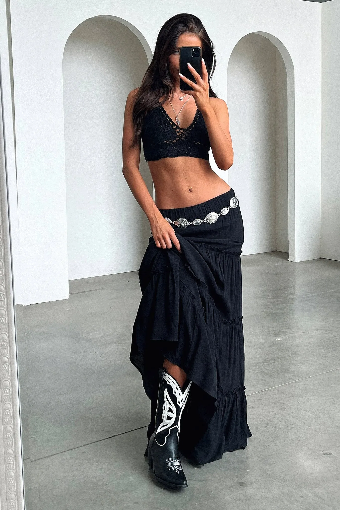 Valetta Crop - Black