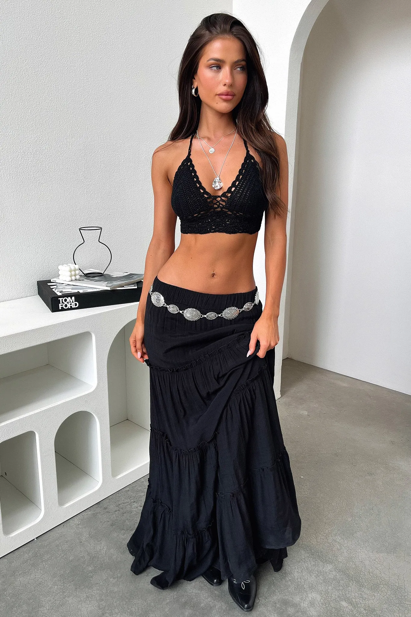Valetta Crop - Black
