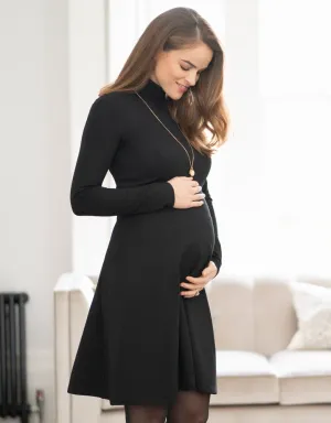 Vanessa Roll-Neck Dress