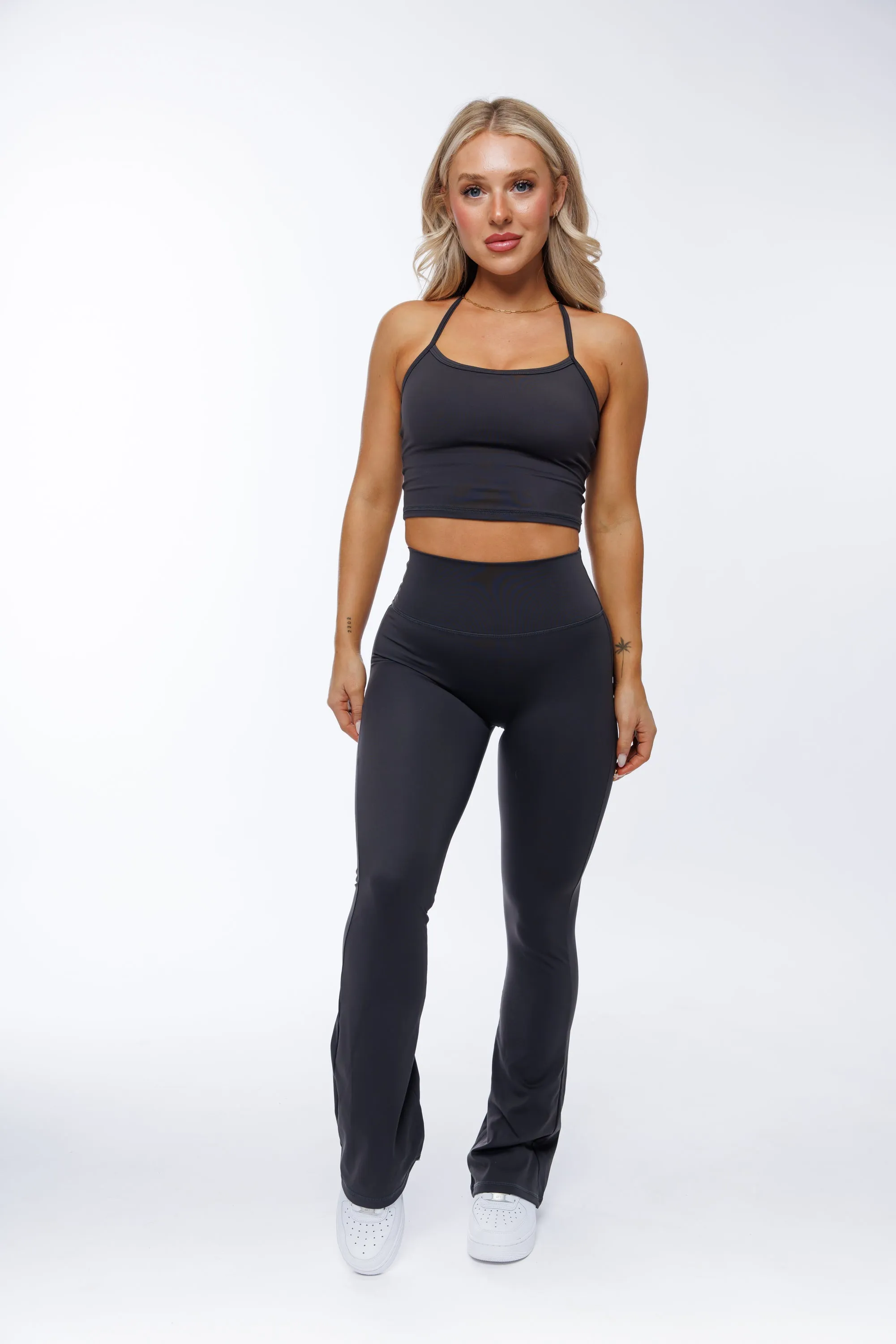 Vantage Flare Leggings - Graphite