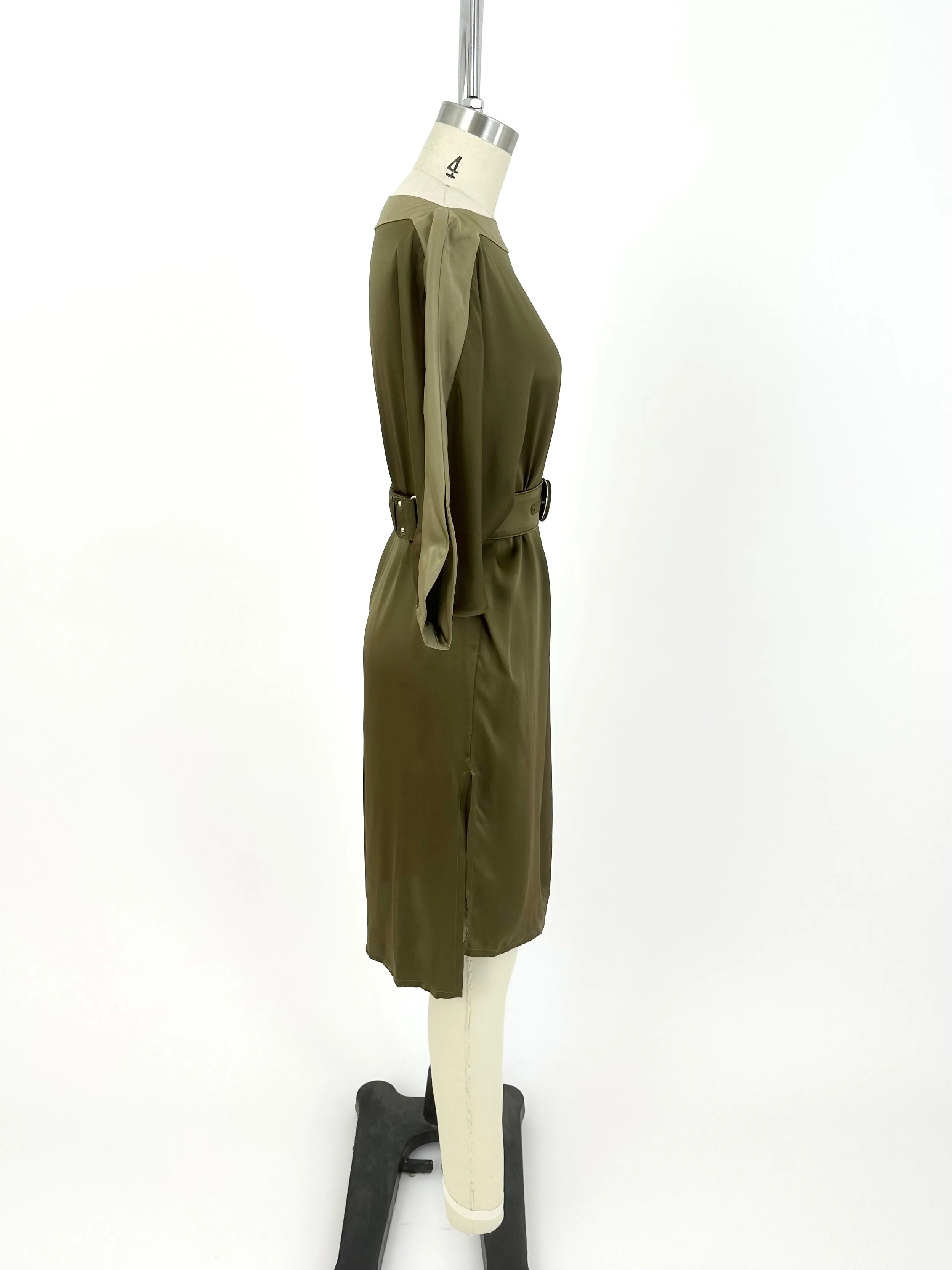 Versace Silk Belted Dress