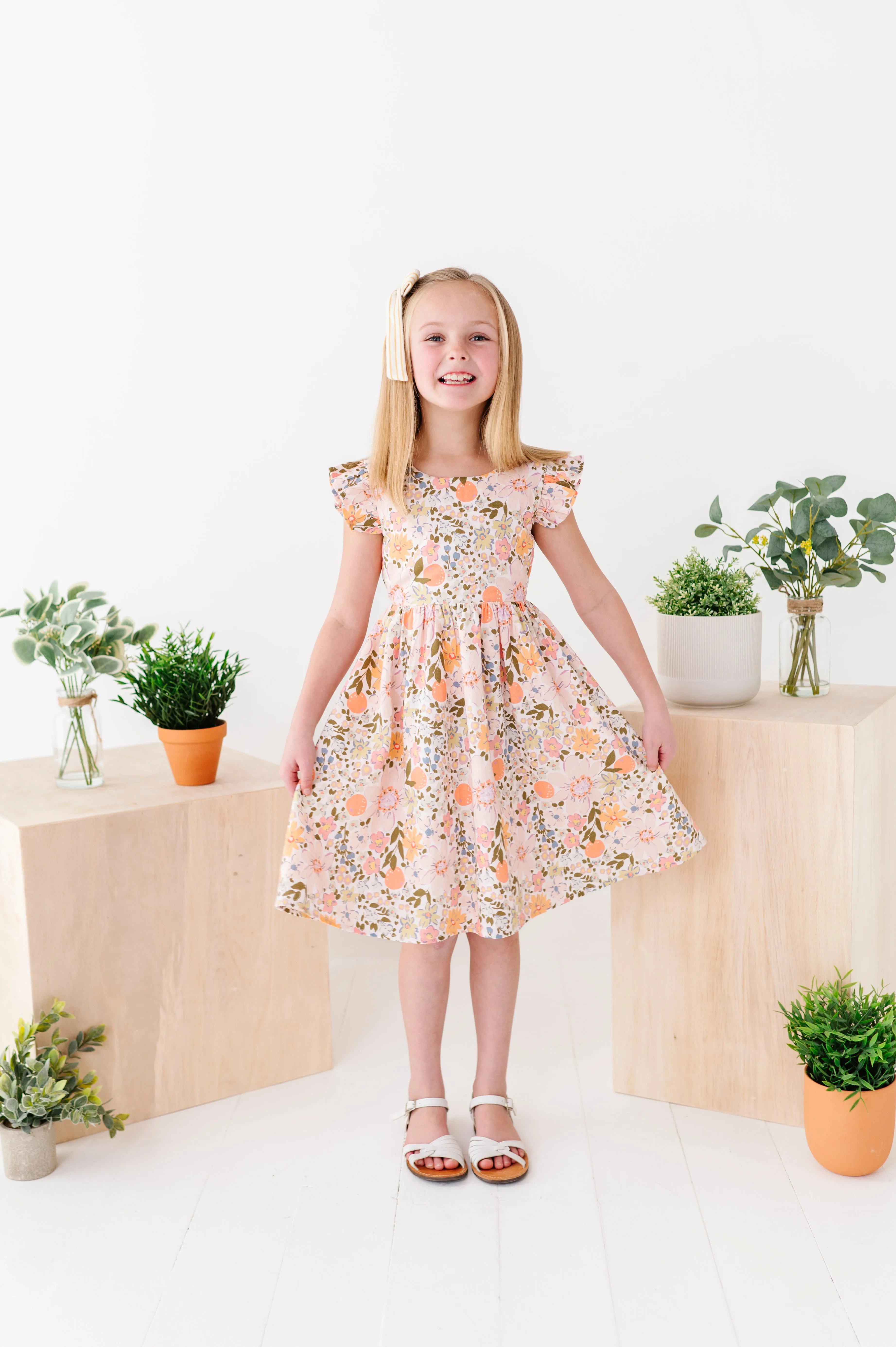 Vintage Blooms | Tie Back DRESS