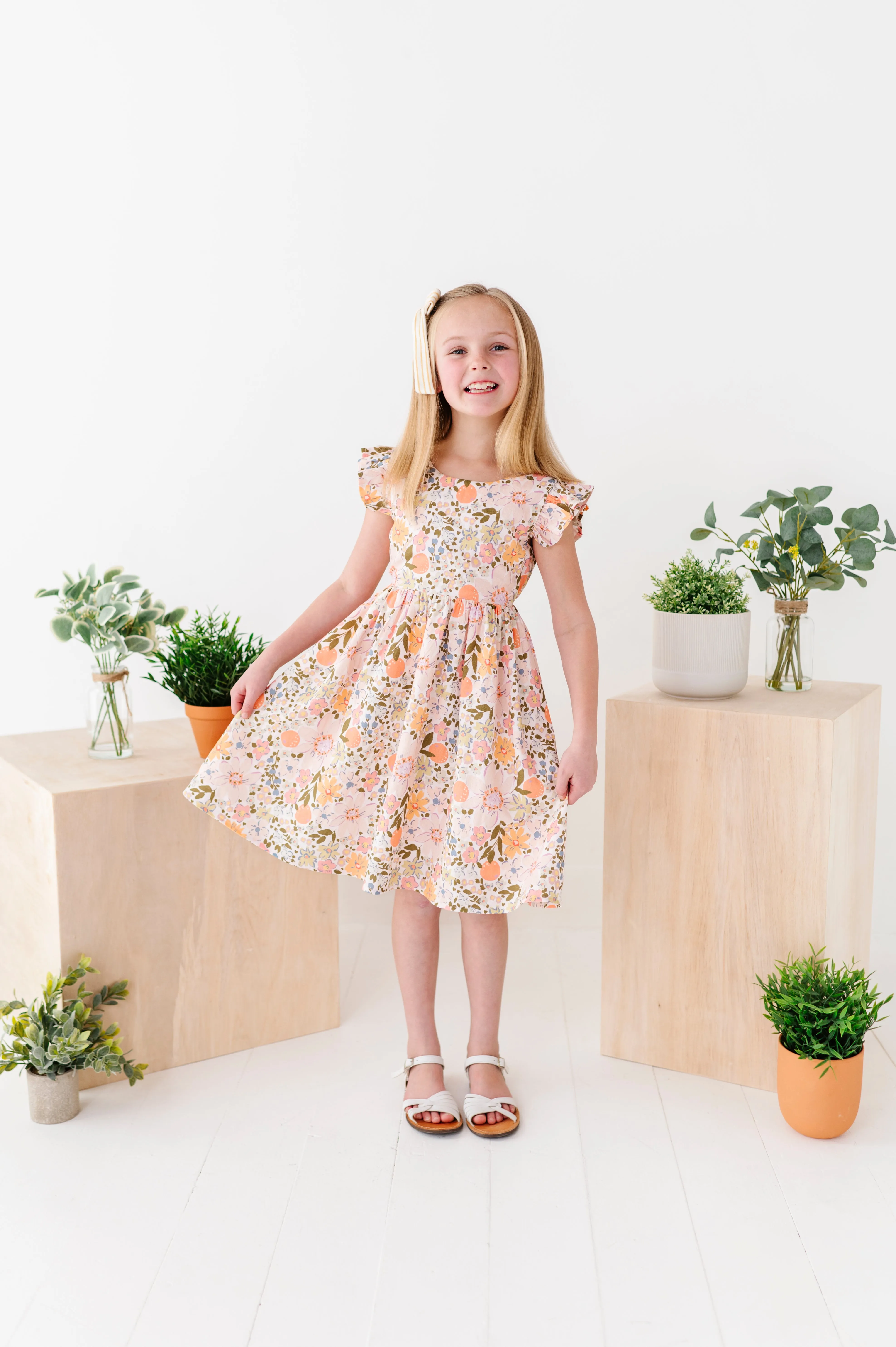 Vintage Blooms | Tie Back DRESS