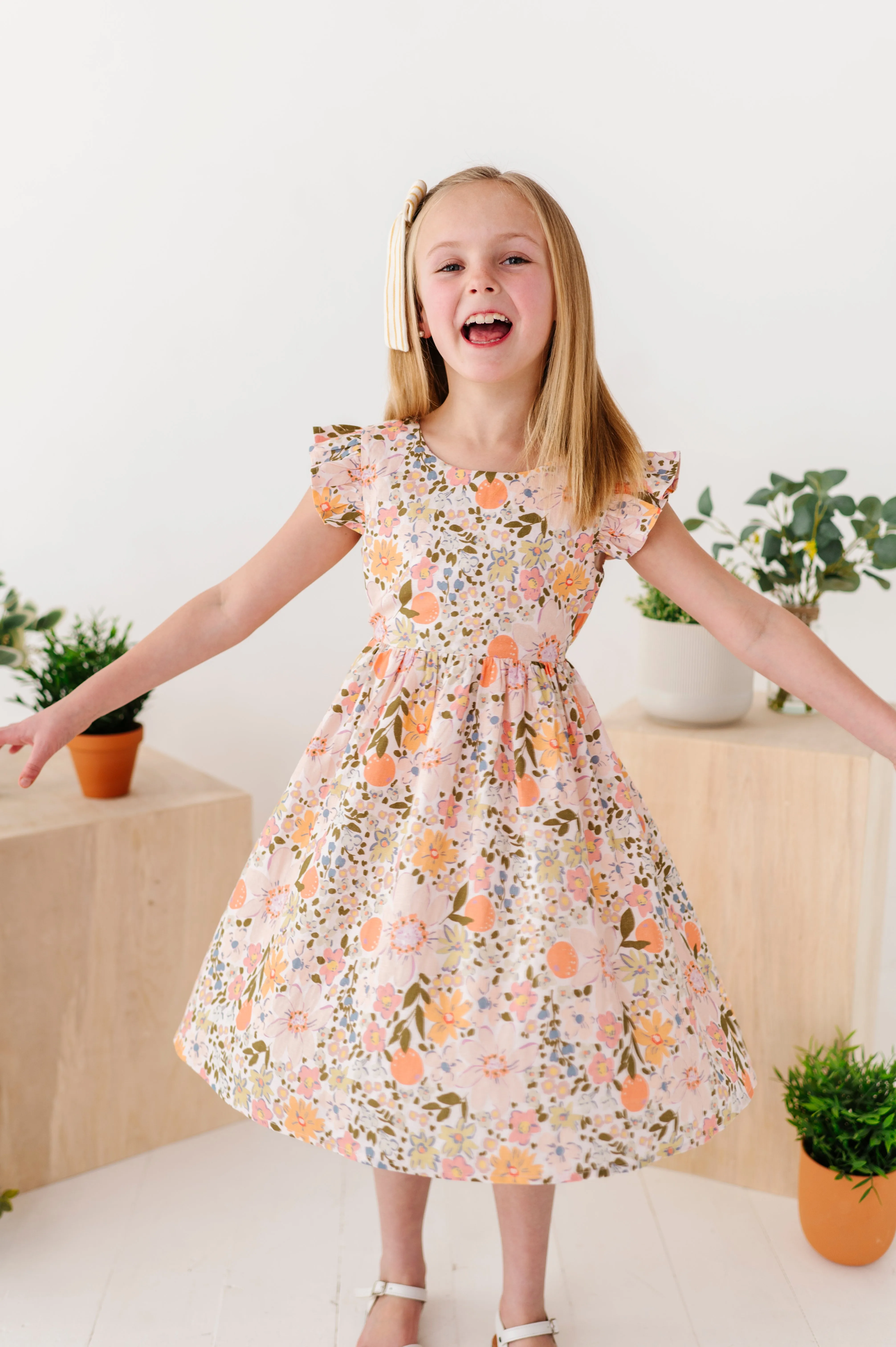 Vintage Blooms | Tie Back DRESS