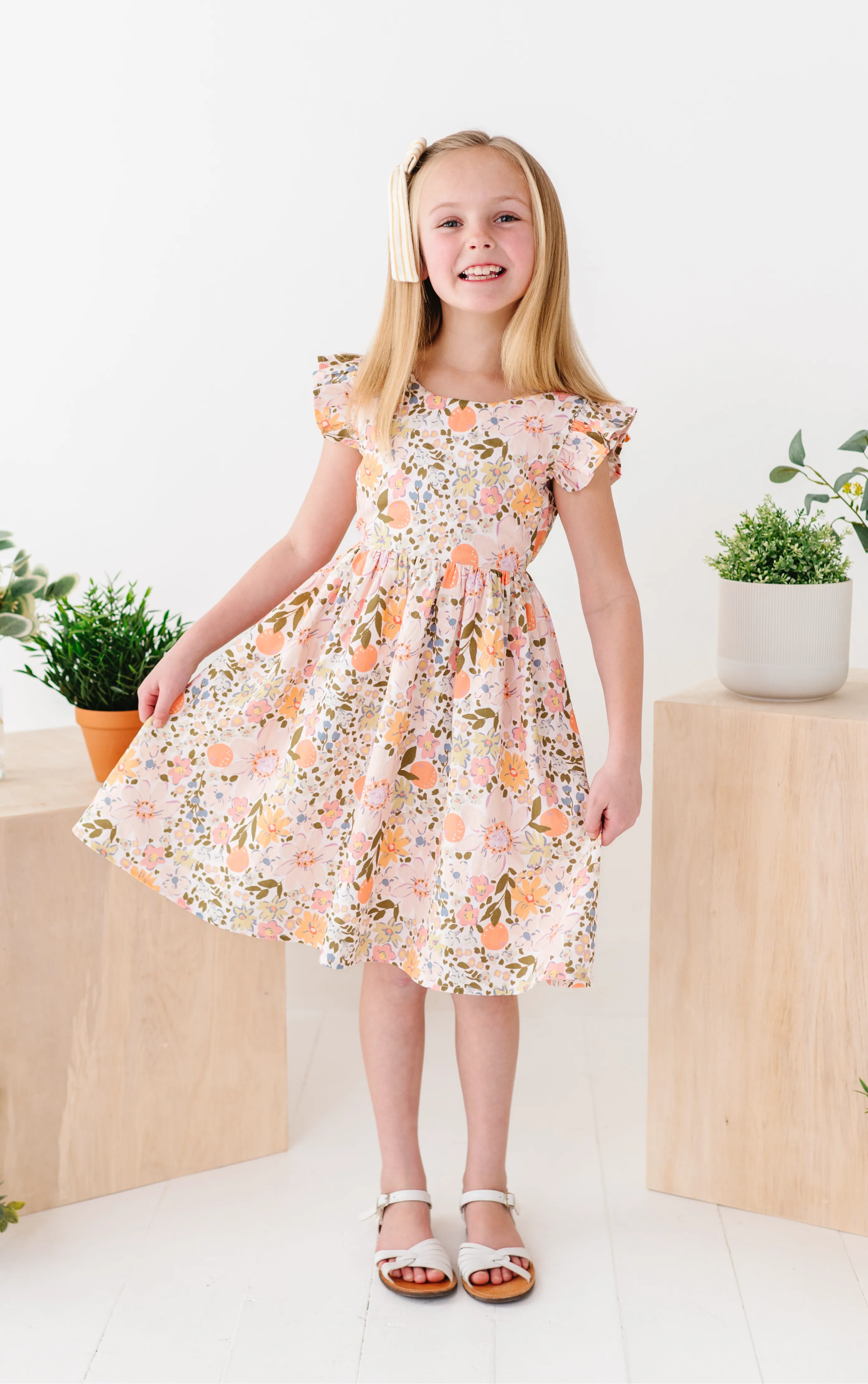 Vintage Blooms | Tie Back DRESS