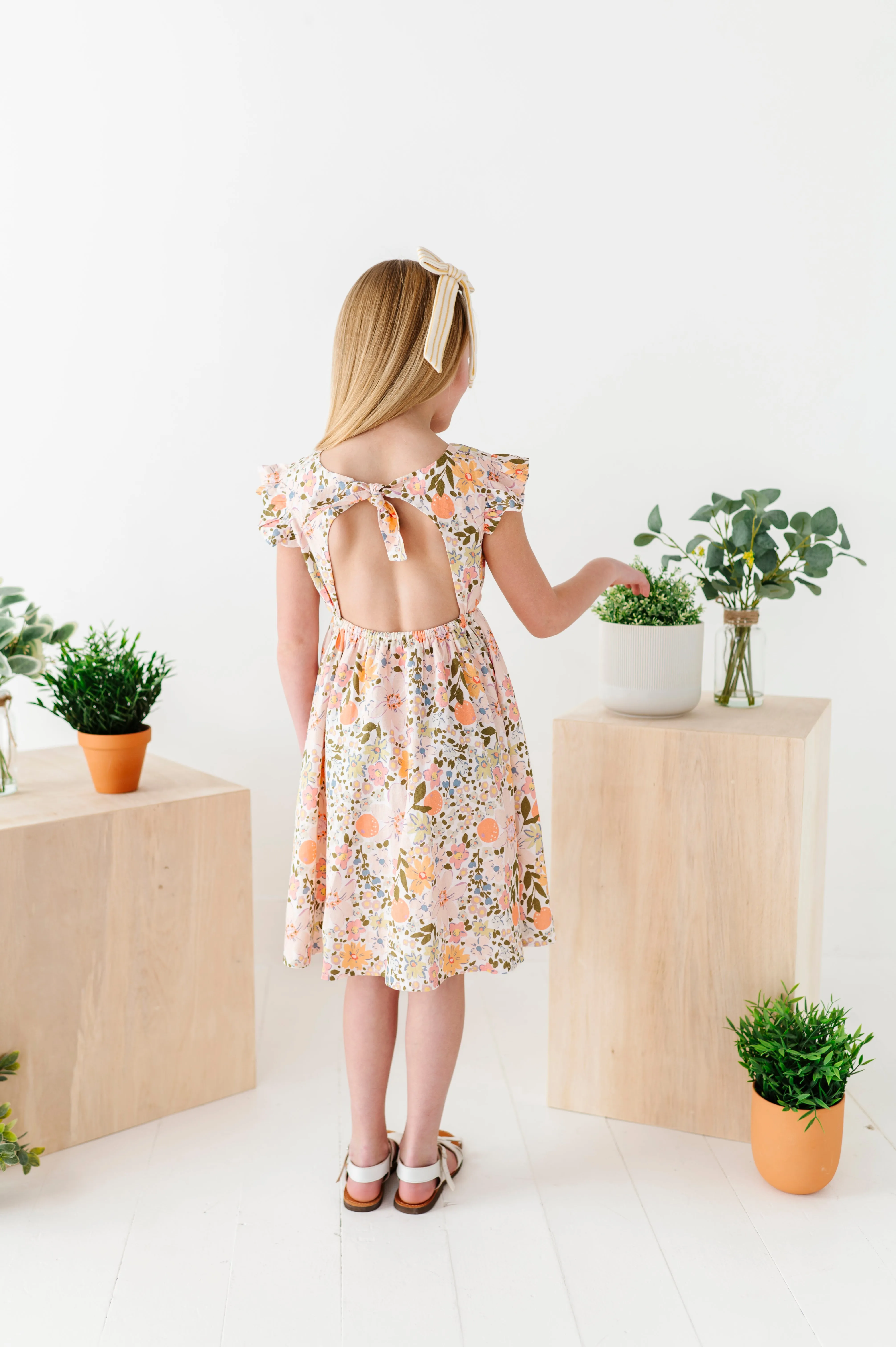 Vintage Blooms | Tie Back DRESS