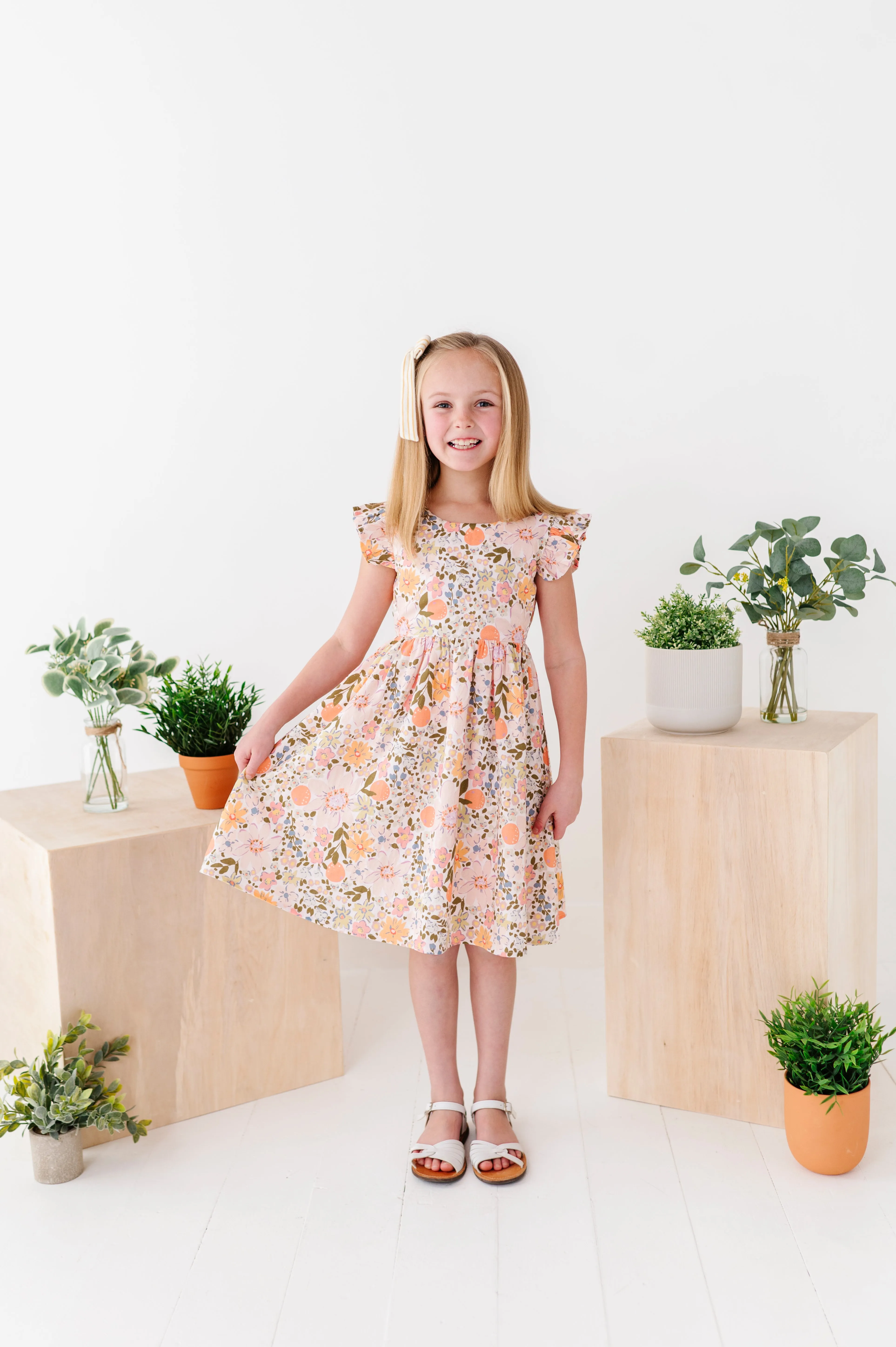 Vintage Blooms | Tie Back DRESS
