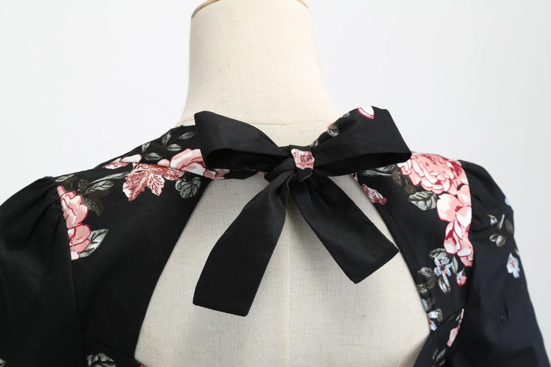 Vintage Bowknot Slim Waist Ball Dresses