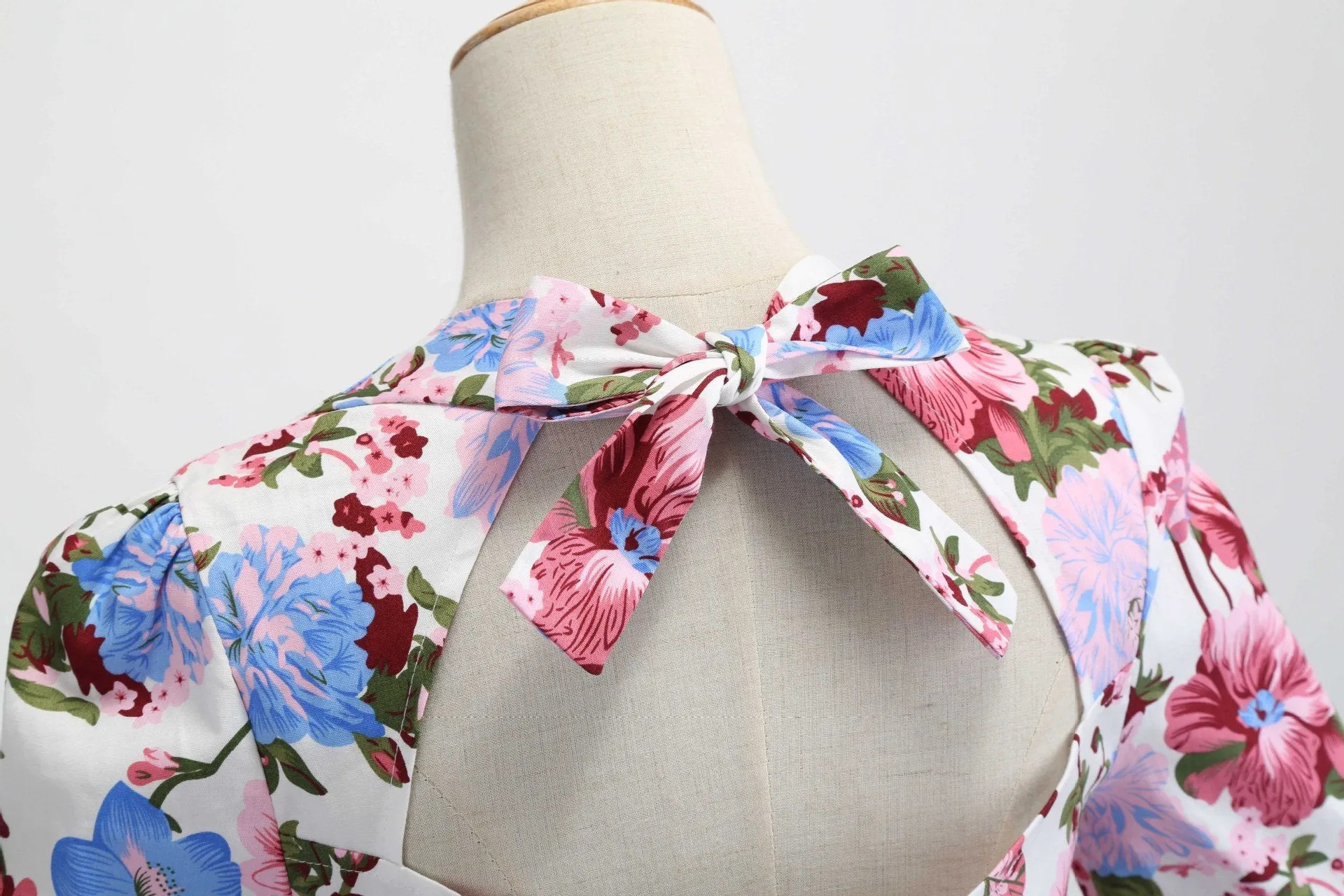 Vintage Bowknot Slim Waist Ball Dresses
