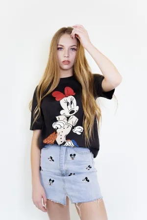 Vintage Denim Mini Skirt