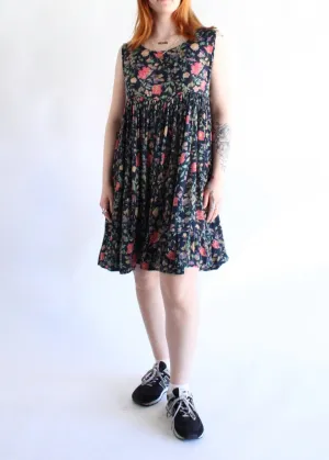 Vintage Floral Dress D0092