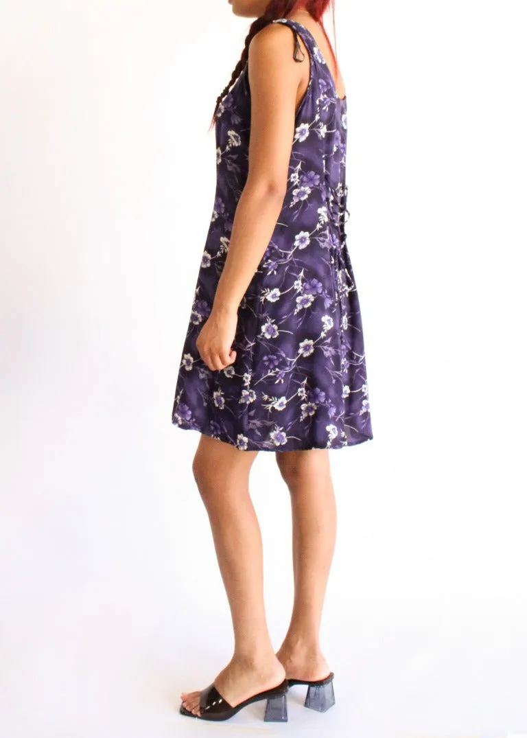 Vintage Floral Dress D0110