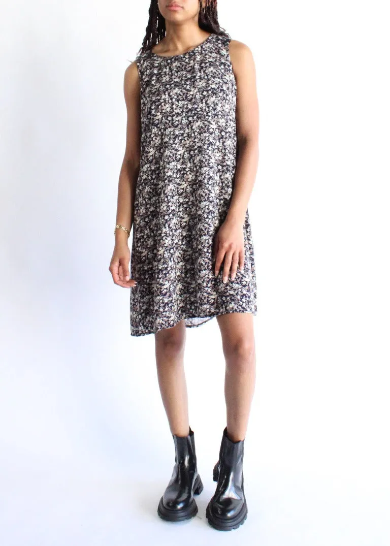 Vintage Floral Dress D0169