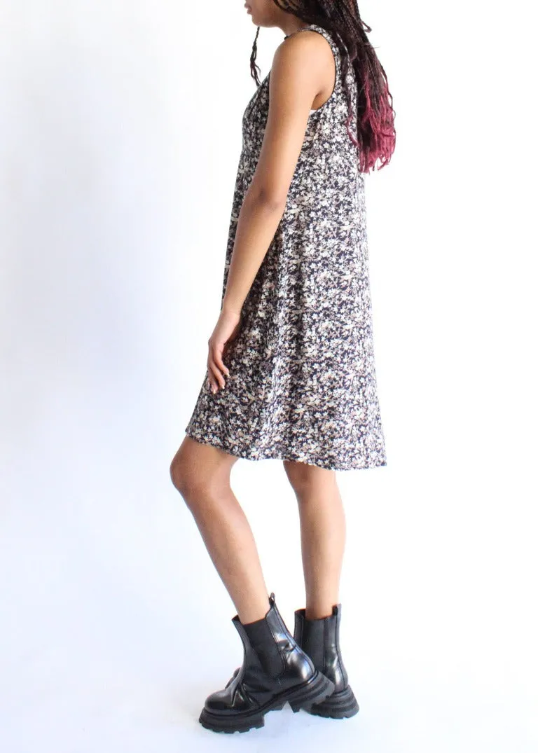 Vintage Floral Dress D0169