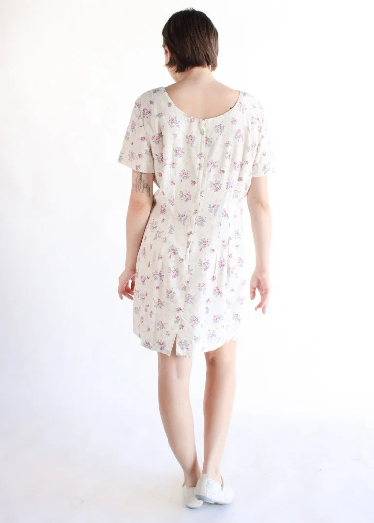 Vintage Floral Dress D0205