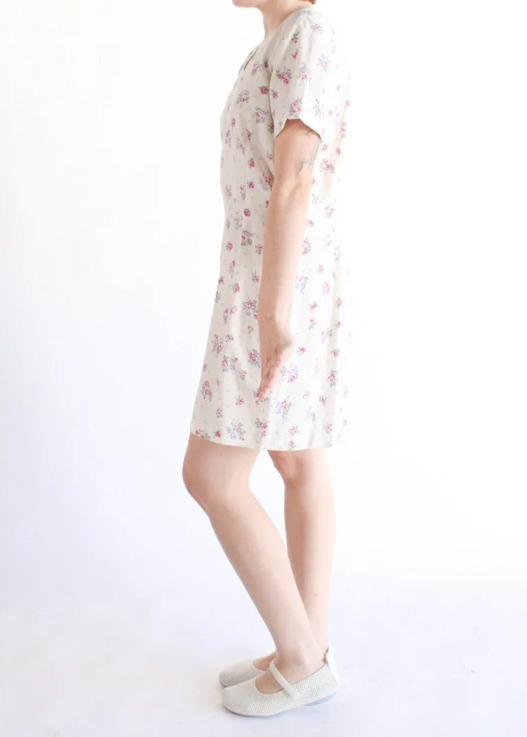 Vintage Floral Dress D0205