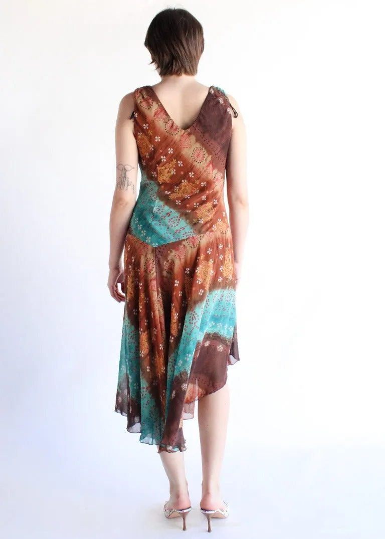 Vintage Floral Dress D0238
