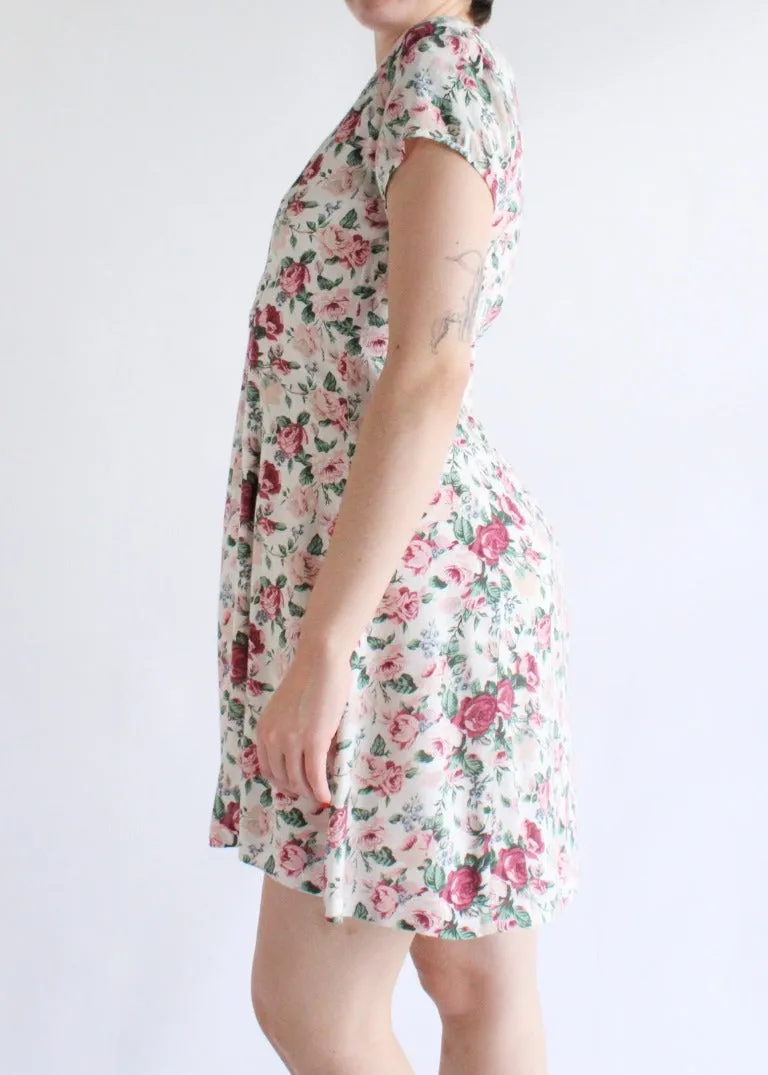 Vintage Floral Dress D0239