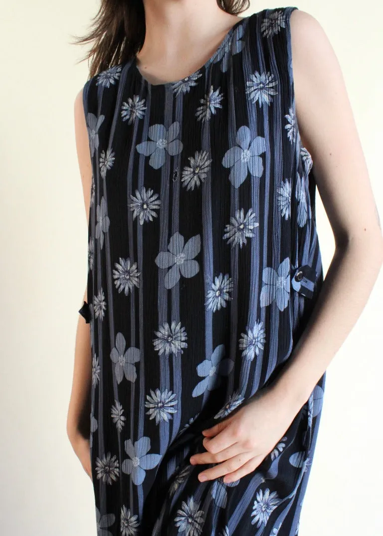 Vintage Floral Dress D0434