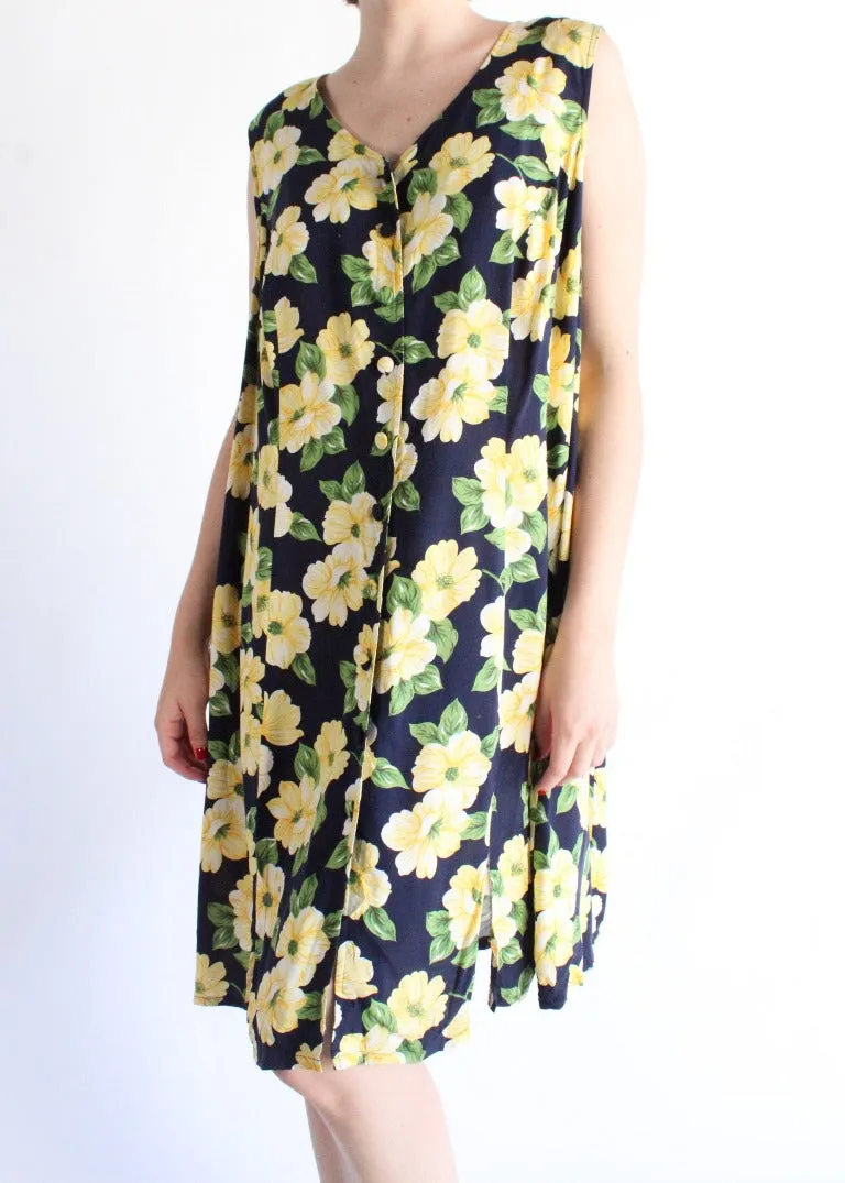 Vintage Floral Dress D0488