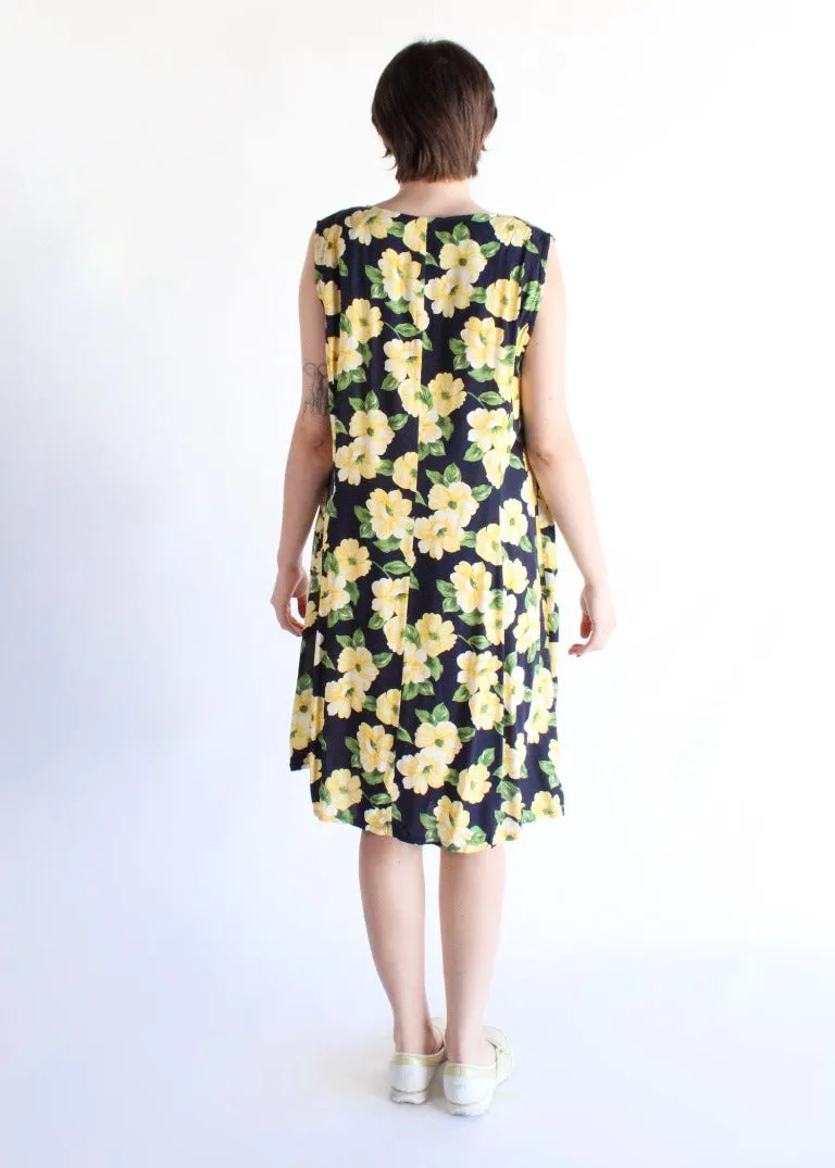 Vintage Floral Dress D0488