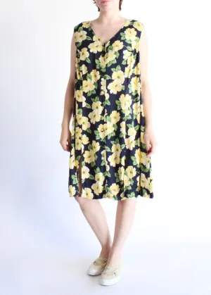 Vintage Floral Dress D0488