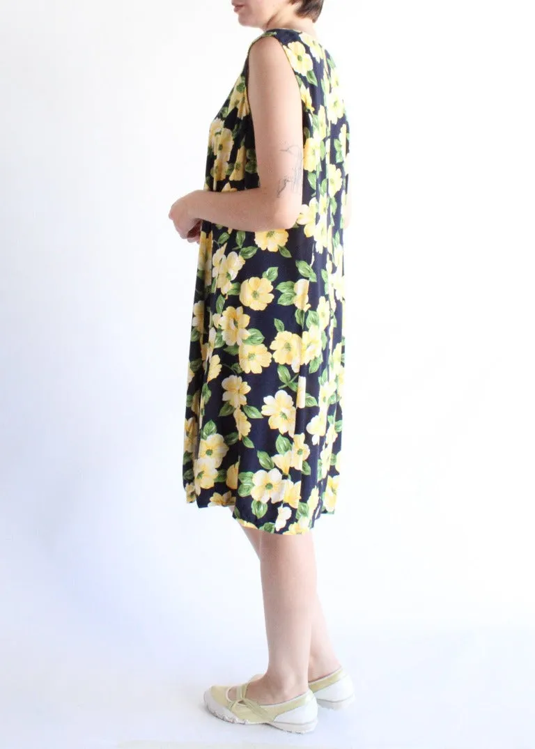 Vintage Floral Dress D0488