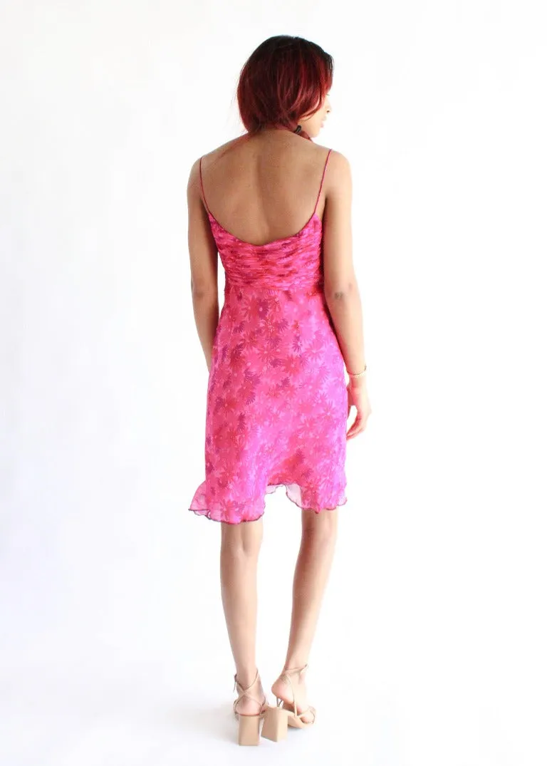 Vintage Floral Dress D0530