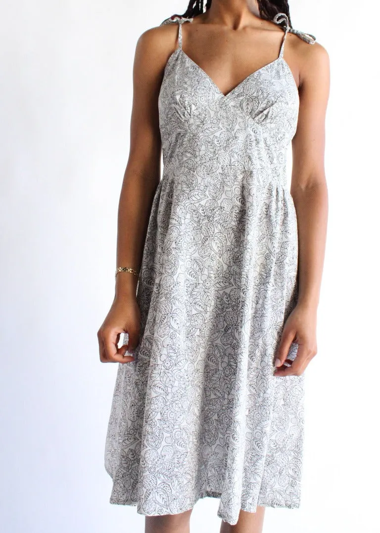 Vintage Floral Dress D0554