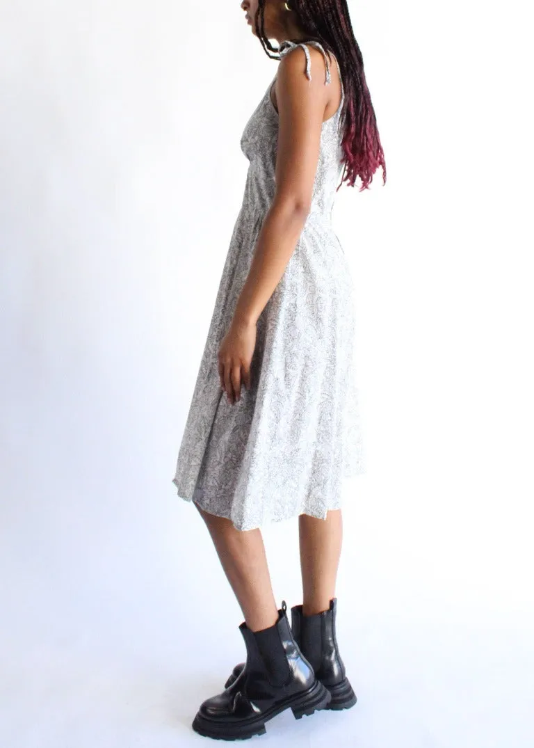 Vintage Floral Dress D0554