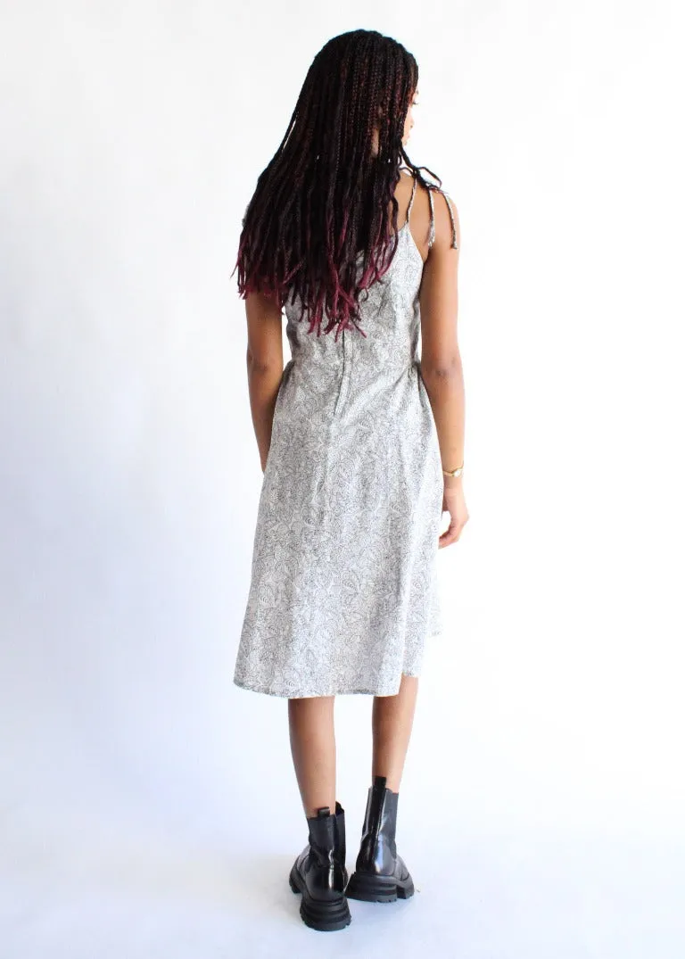 Vintage Floral Dress D0554