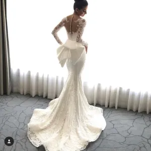 Vintage High-end Custom made Wedding Dress