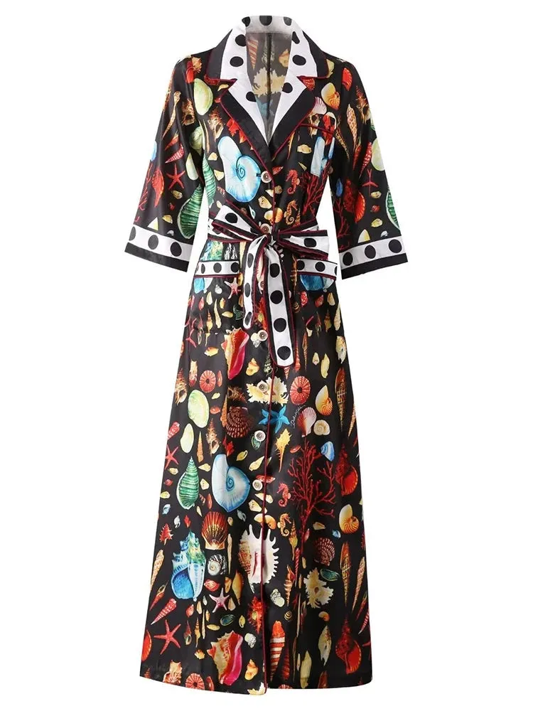 Vintage Long Shirt Dress