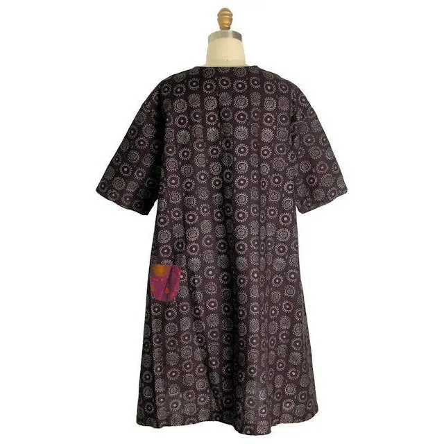 Vintage Marimekko Iconic Kihlatasku Iloinen Takki Dress Sz 40/12 1970s