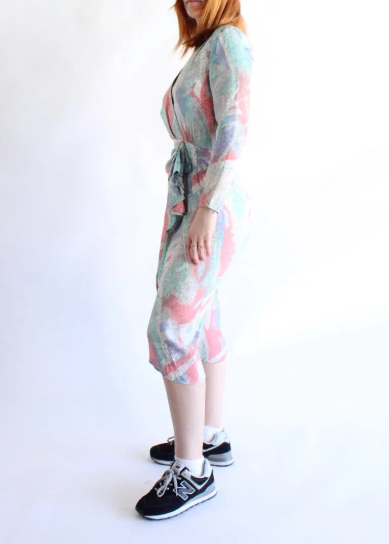 Vintage Silk Dress D0416