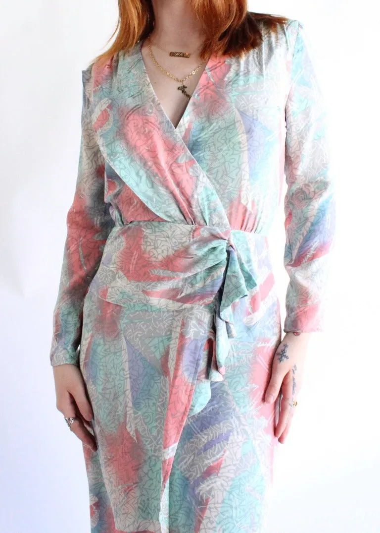 Vintage Silk Dress D0416