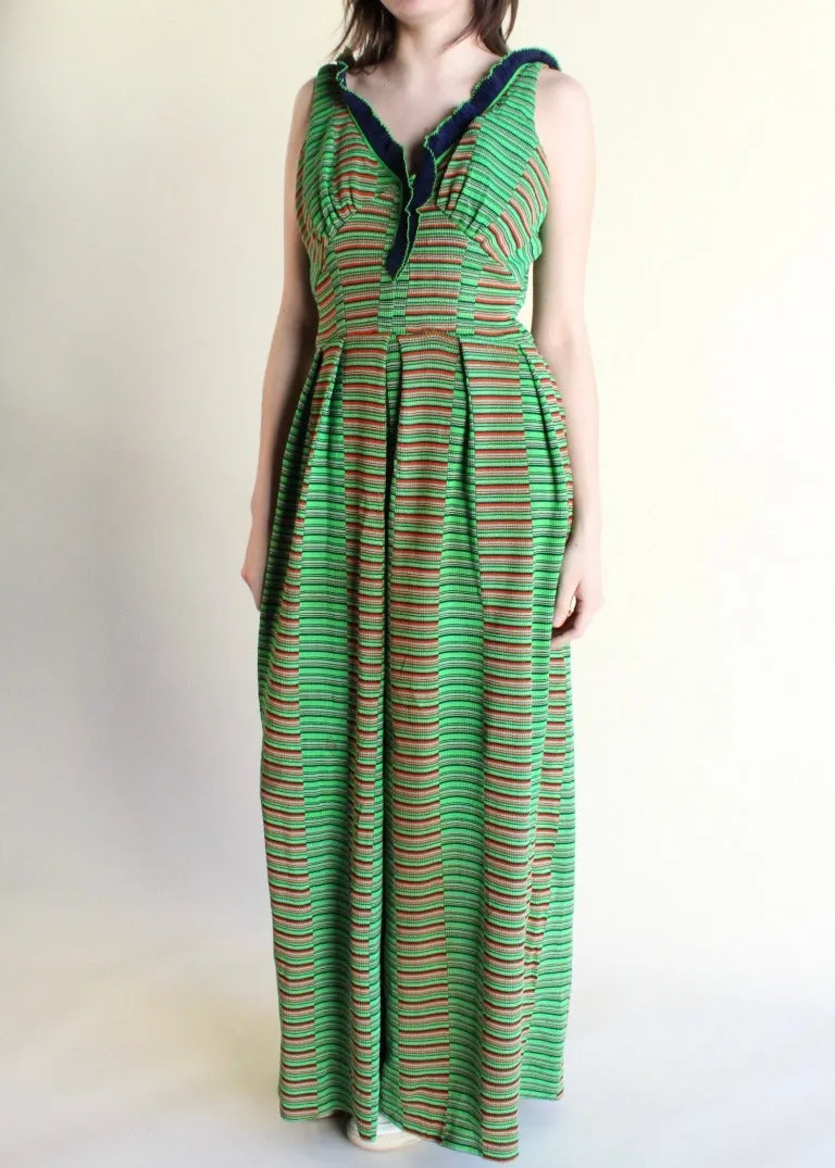 Vintage Striped Jumpsuit D0017