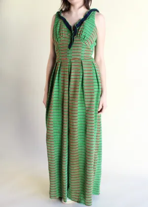 Vintage Striped Jumpsuit D0017