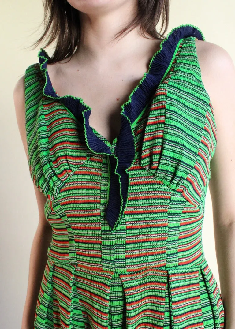 Vintage Striped Jumpsuit D0017