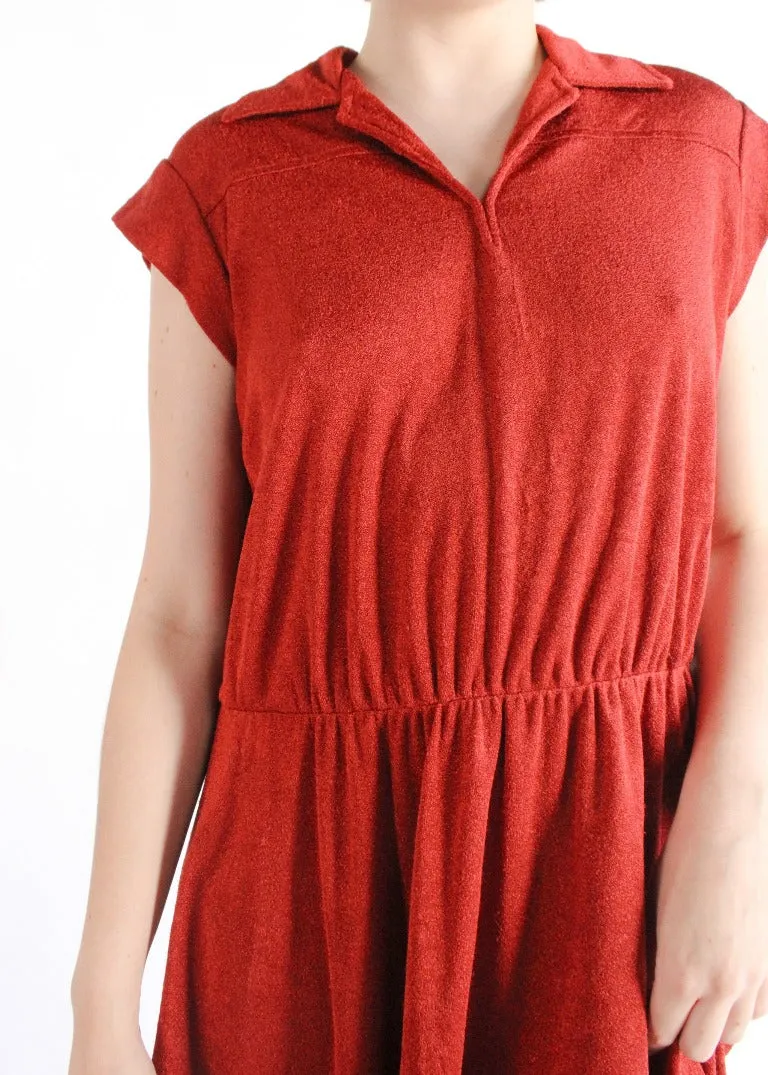 Vintage Terry Toweling Dress D0446