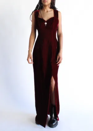 Vintage Velvet Dress D0071