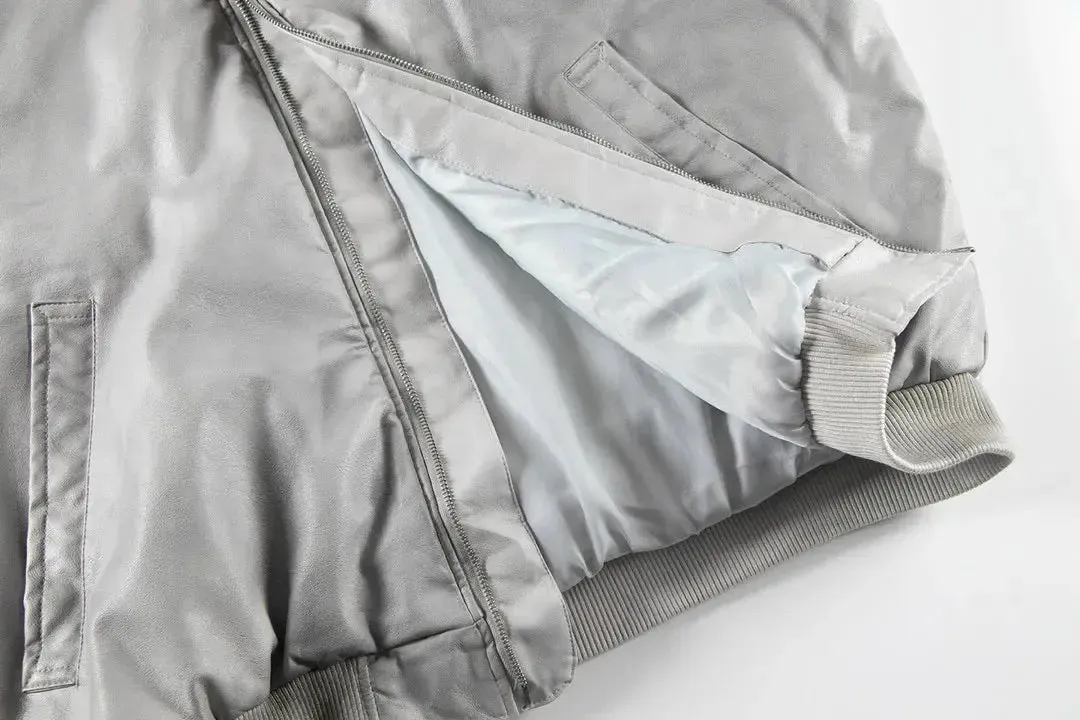 Vintage Washed Dirty Layered Hooded Jacket
