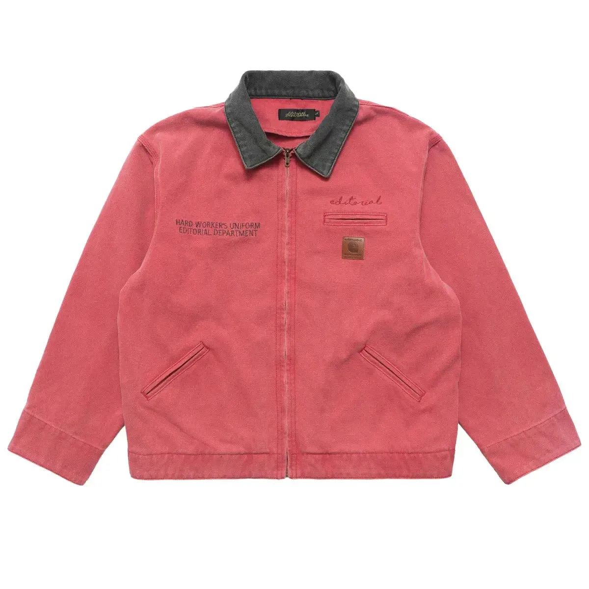 Vintage Washed Workwear Cargo Jacket