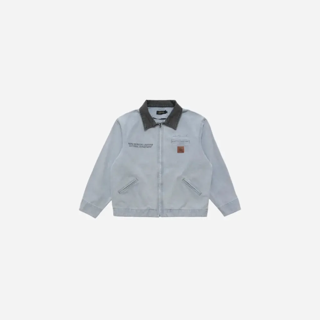 Vintage Washed Workwear Cargo Jacket