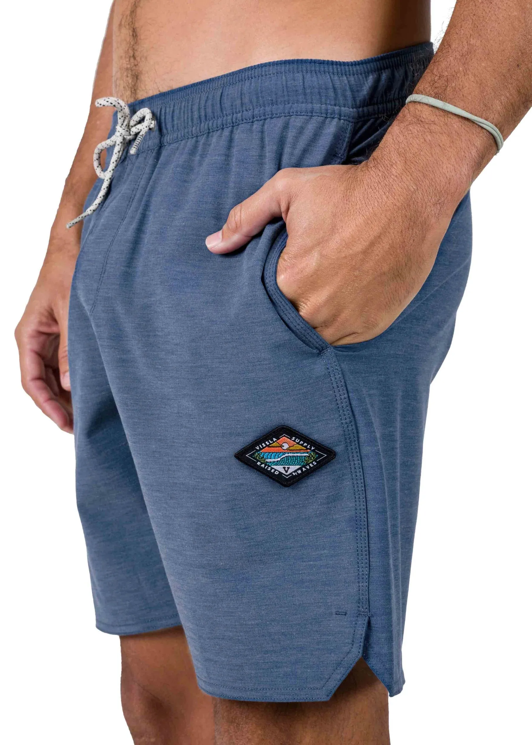 Vissla Men's Solid Sets 17.5" Ecolastic Boardshort