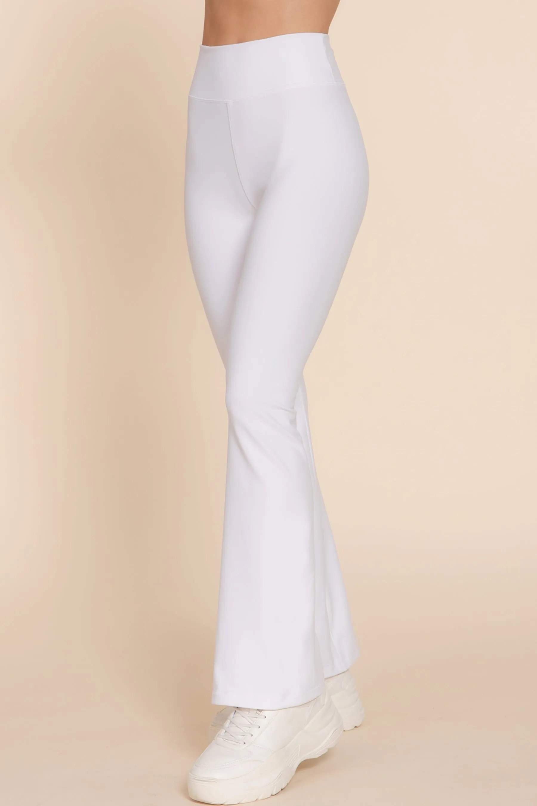Waist Band Flare Stretch Workout Long Pants ZP13744C28 $7.50Each