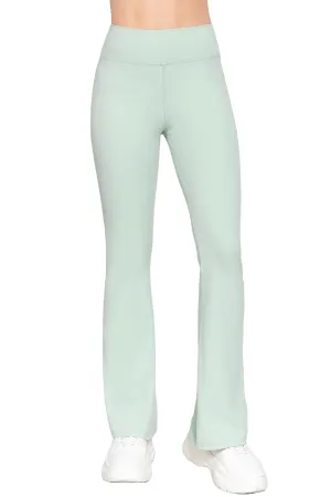 Waist Band Flare Stretch Workout Long Pants ZP13744C28 $7.50Each