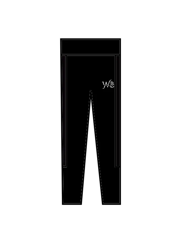 WB SCHOOL OF DANCE - BLACK TRACKSUIT BOTTOMS